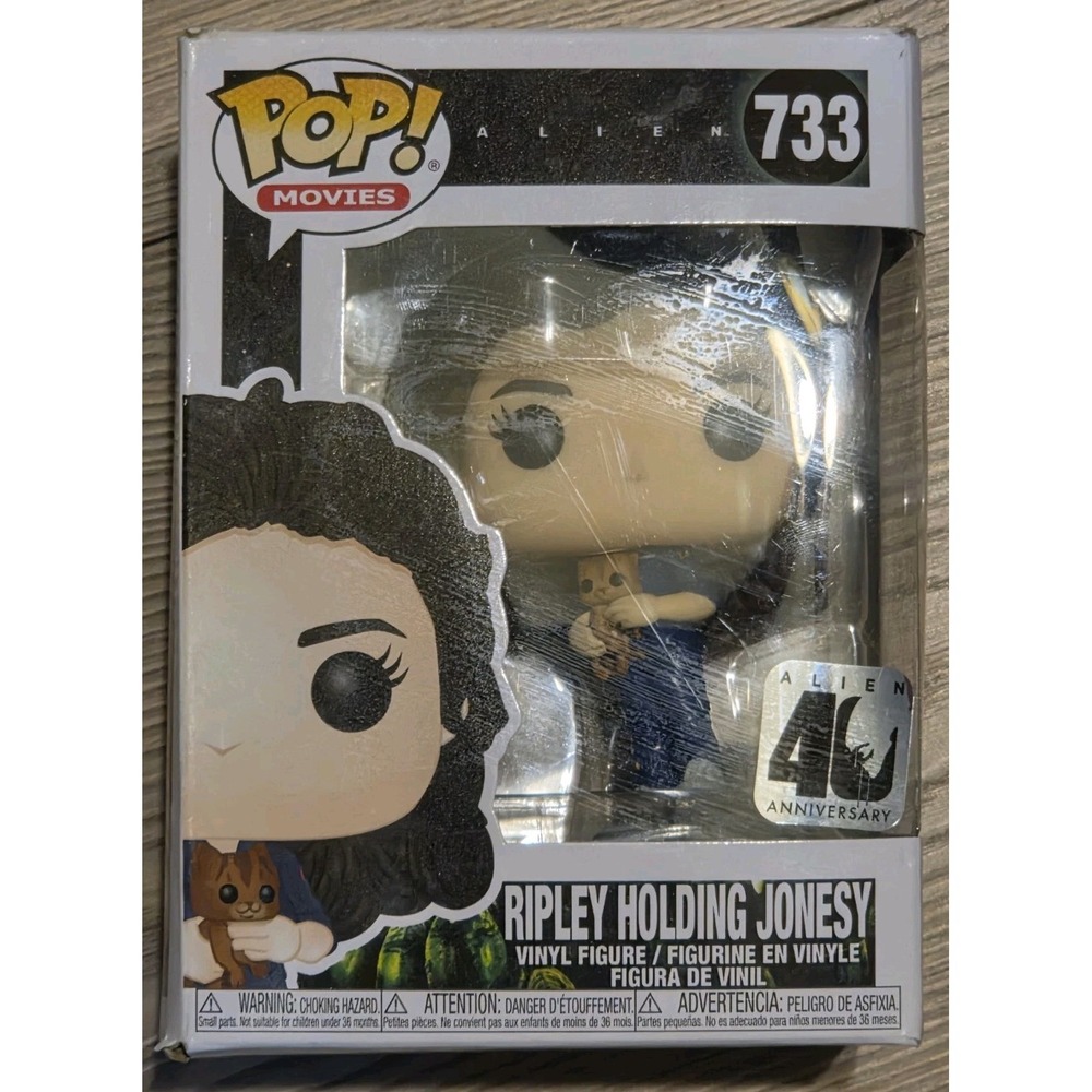 Funko Pop! Vinyl Alien Ripley Holding Jonesy 40th Anniversary #733 Movie Figure